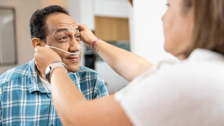 Oxygen therapy in ederly patients - therapy initiation (male) 01